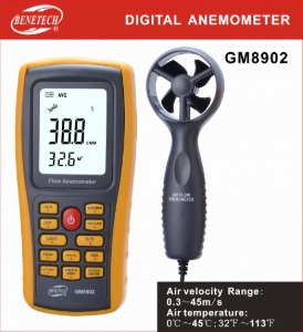 BENETECH 풍속풍량계 Flow Anemometer GM-8902